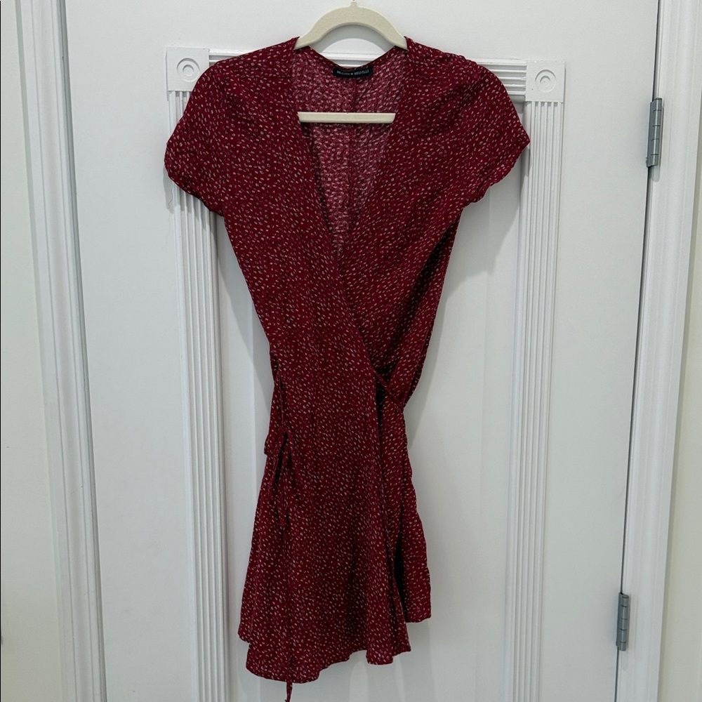 Vintage Brandy Melville Red Wrap Dress